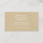 植物性エレガントフローラ名刺 名刺 (裏面)