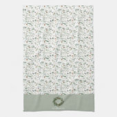 植物性エレガントモダン家族贈与用の装飾品 キッチンタオル (縦)