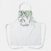 植物性エレガントモノグラム エプロン (正面)
