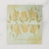 植物性エレガントレモンの緑 プレイスカード (外部開封)