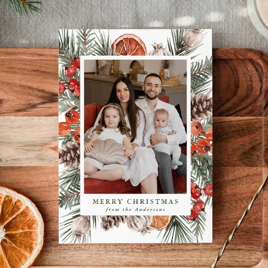 植物性エレガント柑橘系写真 シーズンカード