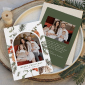 植物性エレガント柑橘類のアーチ写真 シーズンカード