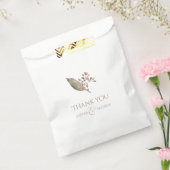 植物性エレガント緑のヴィンテージ素朴結婚性 フェイバーバッグ (封をした状態)