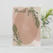 植物性エレガント緑地 サンキューカード (スタンド正面)