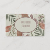 植物性エレガント緑地 名刺 (裏面)