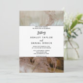 植物性エレガント花束バラフローラ結婚ズInvi 招待状 (スタンド正面)