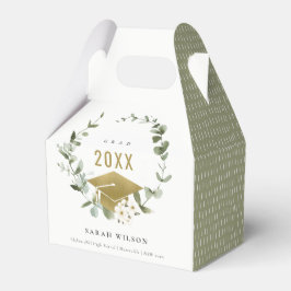 植物性エレガント葉状リース金ゴールド卒業 フェイバーボックス