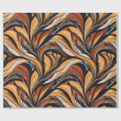 植物性エレガント離れボスの退職ギフト ラッピングペーパー (フラット)