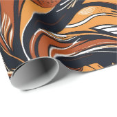 植物性エレガント離れボスの退職ギフト ラッピングペーパー (ロールコーナー)