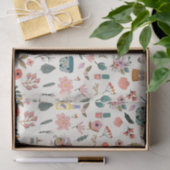 植物性オーガニック美しい自然パターン 薄葉紙 (ギフト)