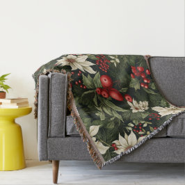 植物性クリスマスパターン スローブランケット