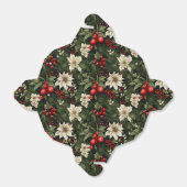 植物性クリスマスパターン フェイバーボックス (折り畳みなし)