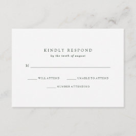 植物性クリスマス |フローラ休日RSVP 出欠カード