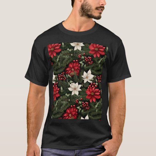 植物性クリスマス Tシャツ (正面)