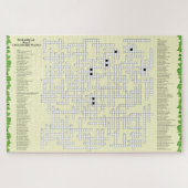 植物性クロスワード156植物を見つけるためにおもしろい巨人 ジグソーパズル (横)