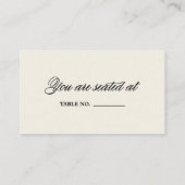 植物性グラマー |の結婚座席表 プレイスカード (裏面)