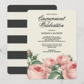 植物性グラマー|婚約パーティ招待状 招待状 (正面/裏面)