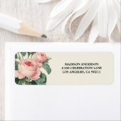 植物性グラマー |差出人住所ラベル ラベル (インサイチュ)