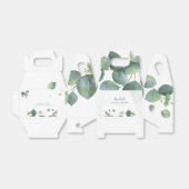 植物性グリーナリーユーカリブライダルシャワー フェイバーボックス (折り畳みなし)