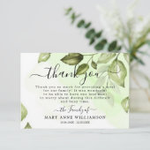 植物性グリーン葬儀食品サンキューカード サンキューカード (スタンド正面)