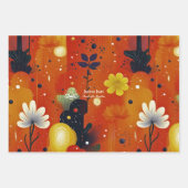 植物性サボテンデザインforウェルネス ラッピングペーパーシート (正面3)