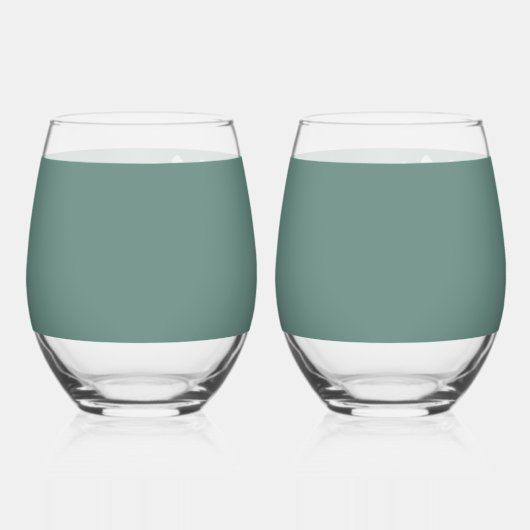 植物性サマーコスモス花のシルエット ステムなしワイングラス (裏面)