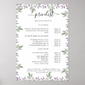 植物性サロン価格表ポスター ポスター (正面)