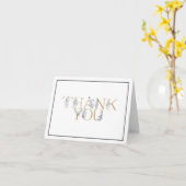 植物性サンキューカード カード (黄色い花)