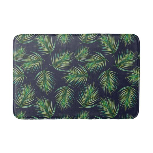 植物性シダの葉 バスマット (正面)