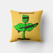 植物性シボルおもしろい植物 クッション (裏面)