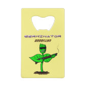 植物性シボルおもしろい植物 クレジットカード栓抜き (裏面)