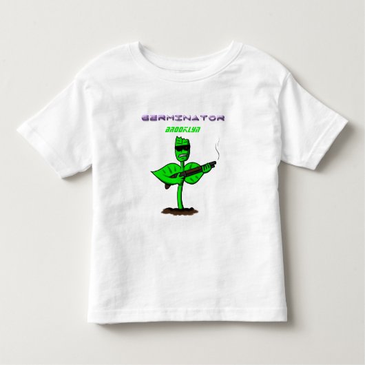 植物性シボルおもしろい植物 トドラーTシャツ (正面)