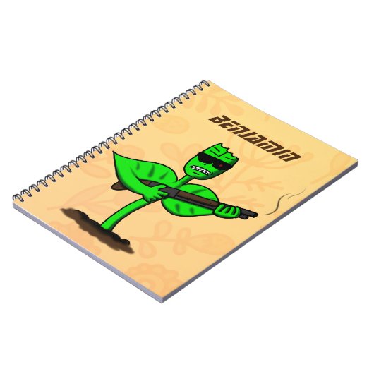 植物性シボルおもしろい植物 ノートブック (左側)