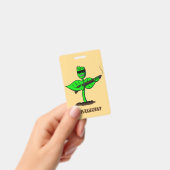 植物性シボルおもしろい植物 バッジ (手持ち)