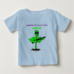 植物性シボルおもしろい植物 ベビーTシャツ