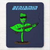 植物性シボルおもしろい植物 マウスパッド (正面)