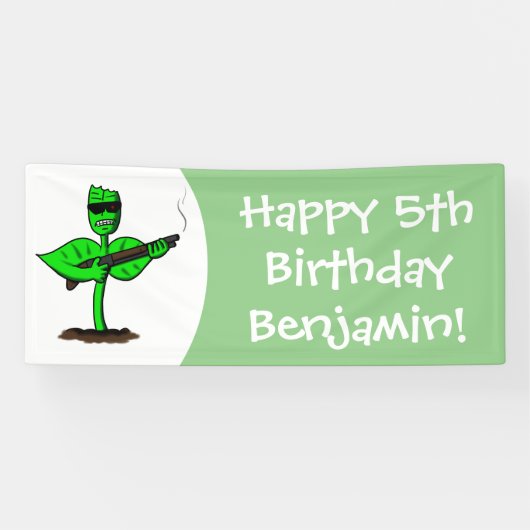 植物性シボルおもしろい植物 横断幕 (横)