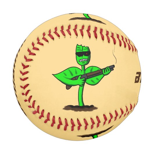 植物性シボルおもしろい植物 野球ボール (正面左)