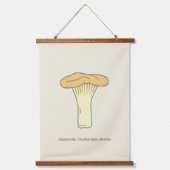 植物性シャンテレぶら下がったルマッシュルームのタペストリー 吊り下げ型タペストリー (正面)