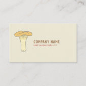 植物性シャントレキノコの名刺 名刺 (裏面)