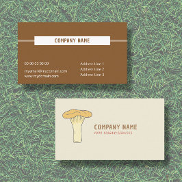 植物性シャントレキノコの名刺 名刺