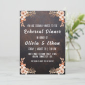 植物性シンプル素朴なリハーサル 招待状 (スタンド正面)