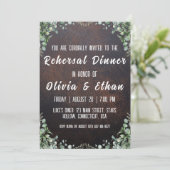 植物性シンプル素朴なリハーサル 招待状 (スタンド正面)