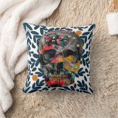 植物性スカルクッション クッション (ブランケット)