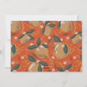 植物性スタイリッシュ果実赤グリーンワイド写真 シーズンカード (裏面)