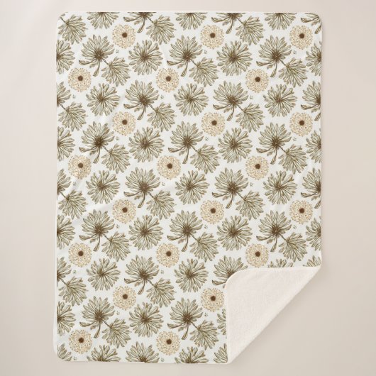 植物性スタイル温毛布 シェルパブランケット (正面)