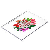 植物性スチルとウクライナのトライデントtryzub ノートブック (左側)