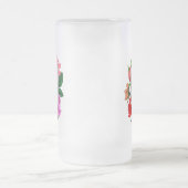 植物性スチルとウクライナのトライデントtryzub フロストグラスビールジョッキ (中央)