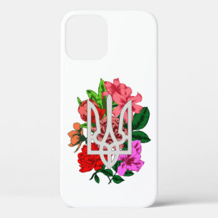 植物性スチルとウクライナのトライデントtryzub iPhone 12ケース