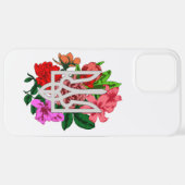 植物性スチルとウクライナのトライデントtryzub iPhoneケース (裏面横)